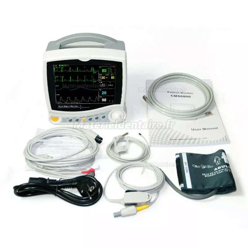 8″ Ecran Tactile Multi-paramètre Moniteur Patient CMS6800